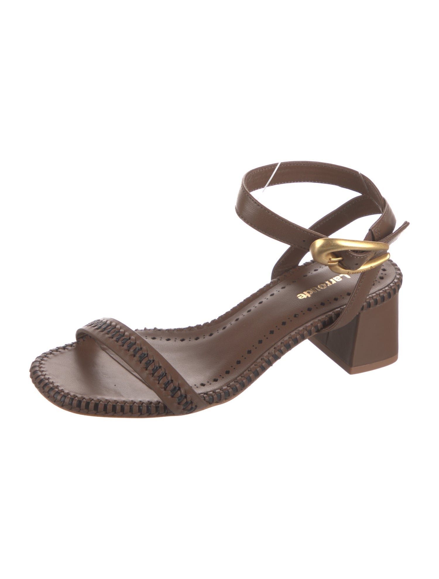 Larroude Leather Sandals