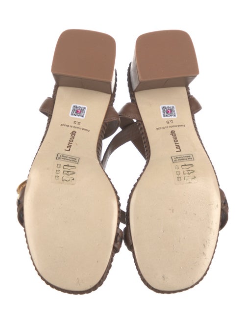 Larroude Leather Sandals