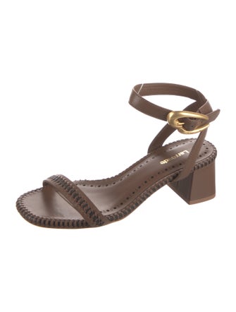 Larroude Leather Sandals