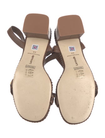 Larroude Leather Sandals
