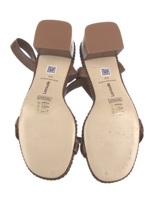 Larroude Leather Sandals