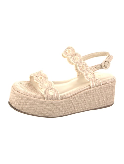Larroude Raffia Espadrilles