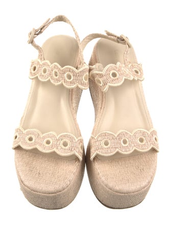 Larroude Raffia Espadrilles