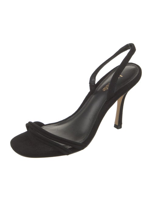 Larroude Suede Slingback Sandals