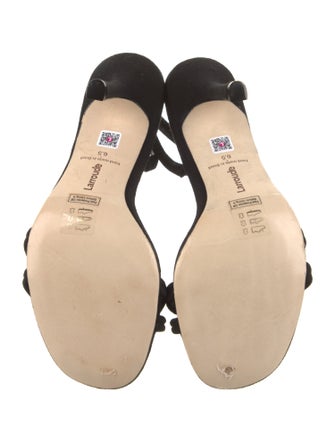 Larroude Suede Slingback Sandals