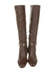 Larroude Leather Riding Boots