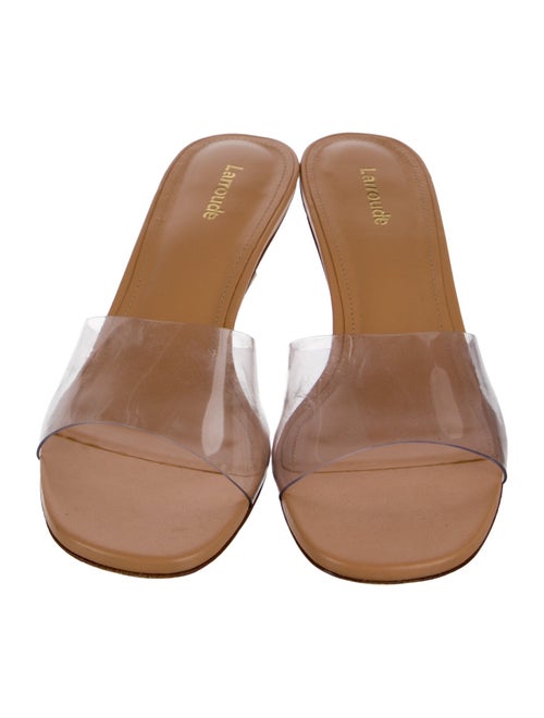 Larroude Leather Mules