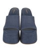 Larroude Denim Slides