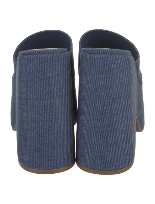 Larroude Denim Slides