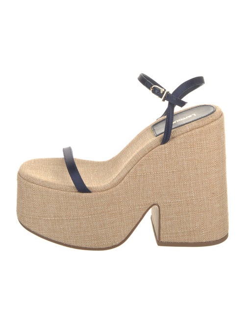 Larroude Straw Espadrilles