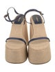 Larroude Straw Espadrilles