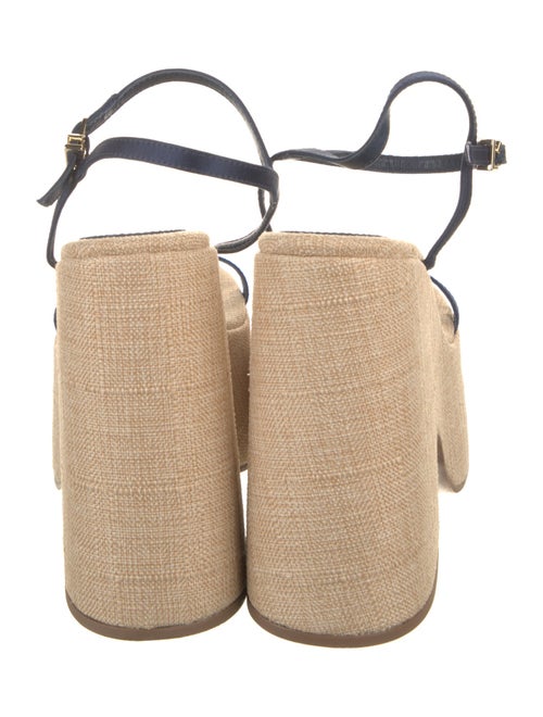 Larroude Straw Espadrilles