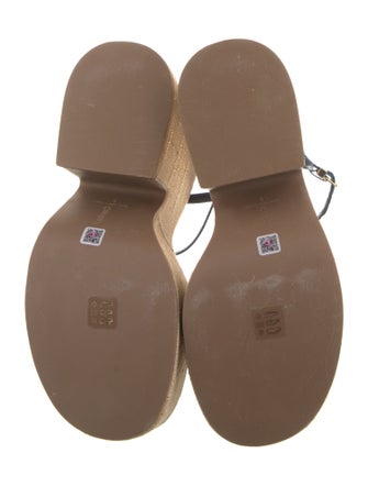 Larroude Straw Espadrilles