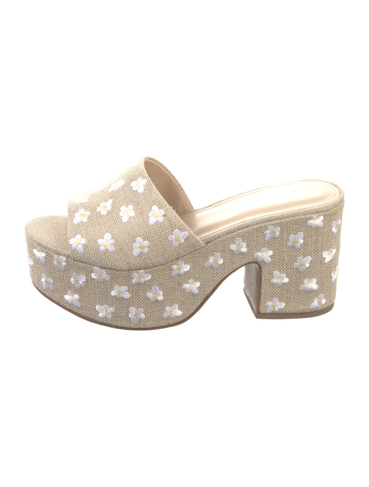 Larroude Canvas Printed Slides