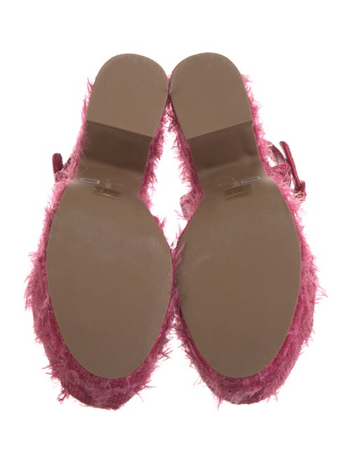 Larroude Leather Trim Embellishment Slingback Sandals