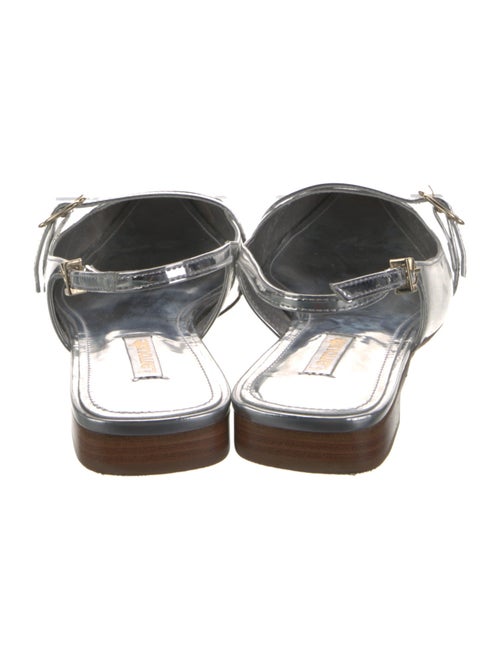 Larroude Patent Leather Slingback Flats