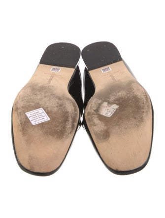 Larroude Patent Leather Mules