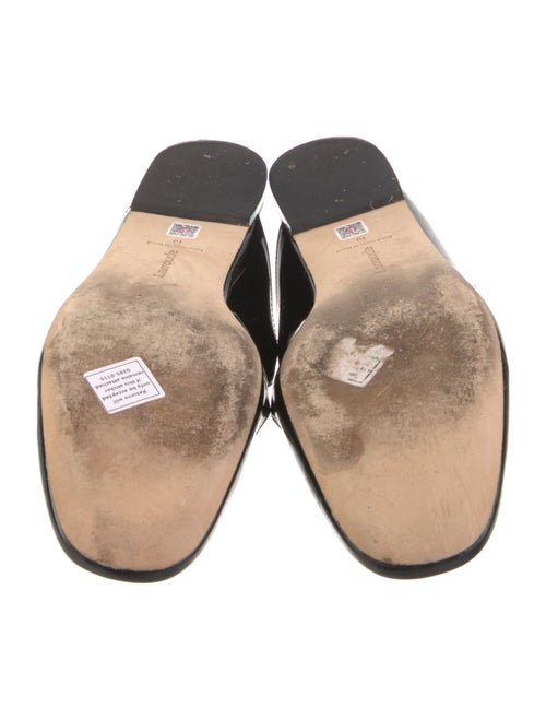 Larroude Patent Leather Mules