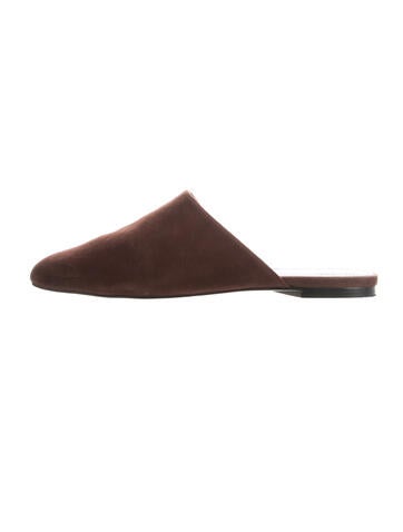 Larroude Flats Suede Mules 8