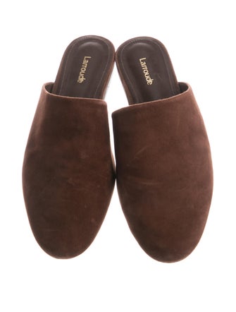 Larroude Suede Mules