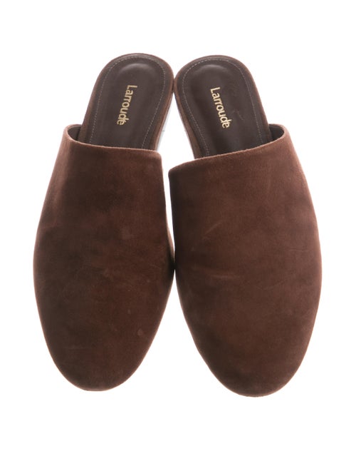 Larroude Suede Mules