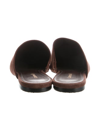 Larroude Suede Mules