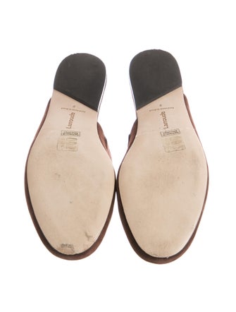 Larroude Suede Mules