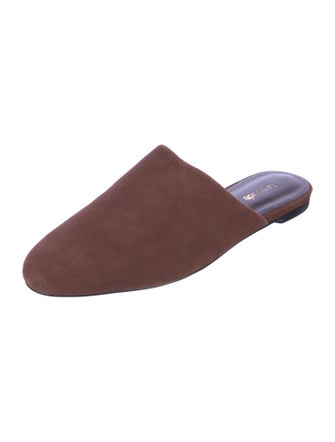 Larroude Suede Mules
