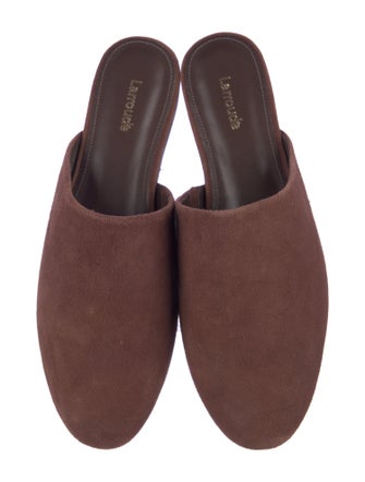 Larroude Suede Mules