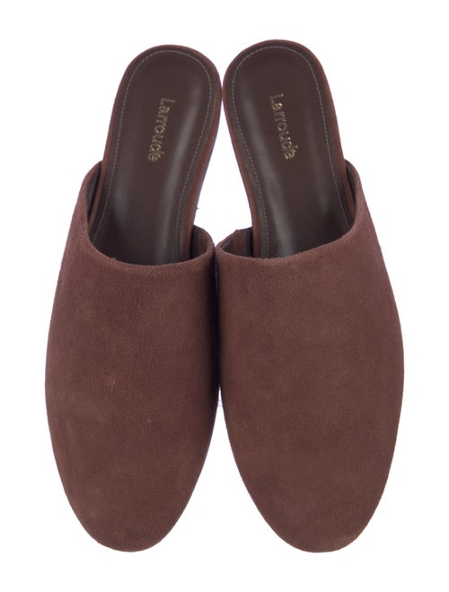 Larroude Suede Mules