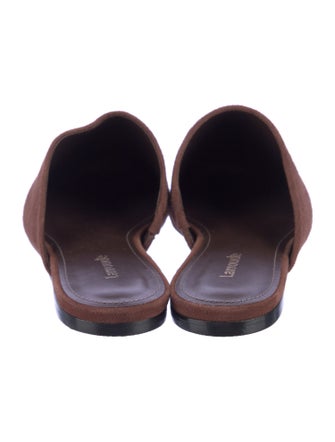 Larroude Suede Mules