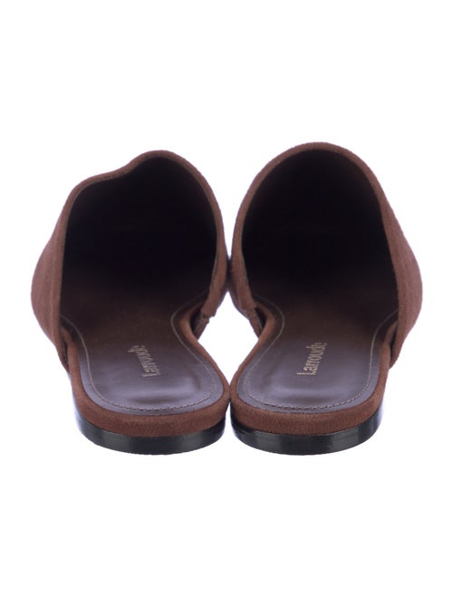 Larroude Suede Mules