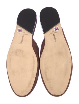 Larroude Suede Mules