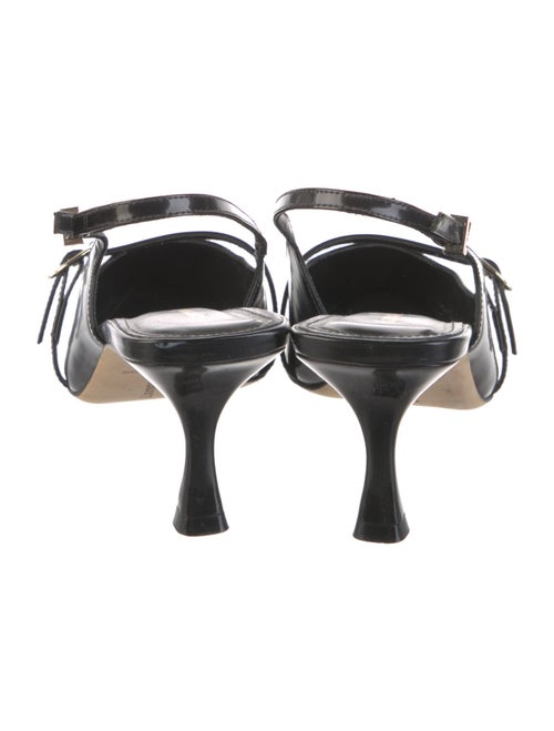 Larroude Patent Leather Slingback Pumps