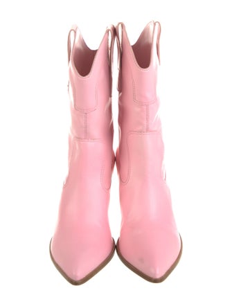 Larroude Leather Western Boots