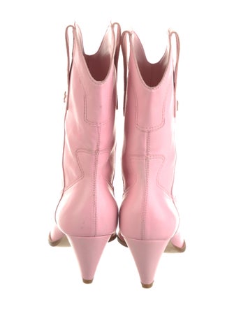 Larroude Leather Western Boots