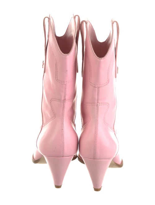 Larroude Leather Western Boots