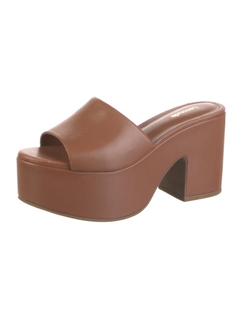 Larroude Leather Slides