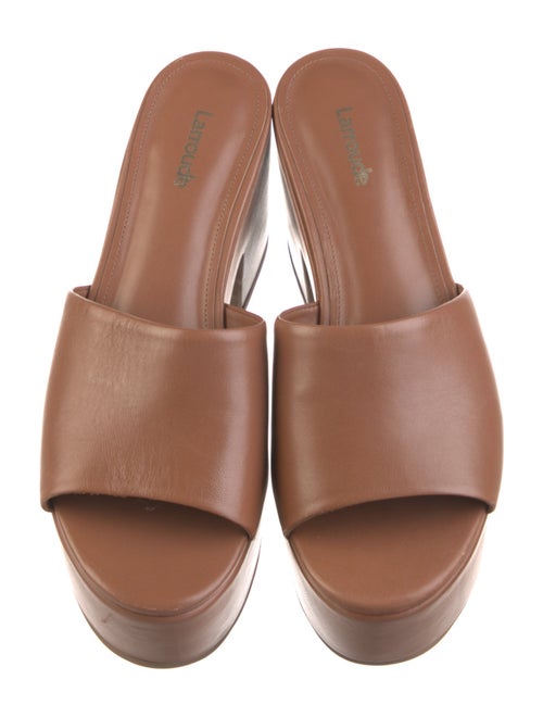 Larroude Leather Slides