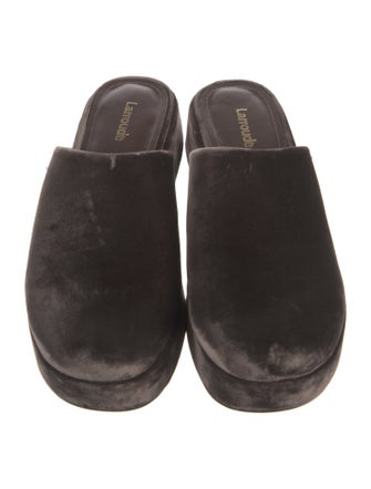 Larroude Velvet Mules