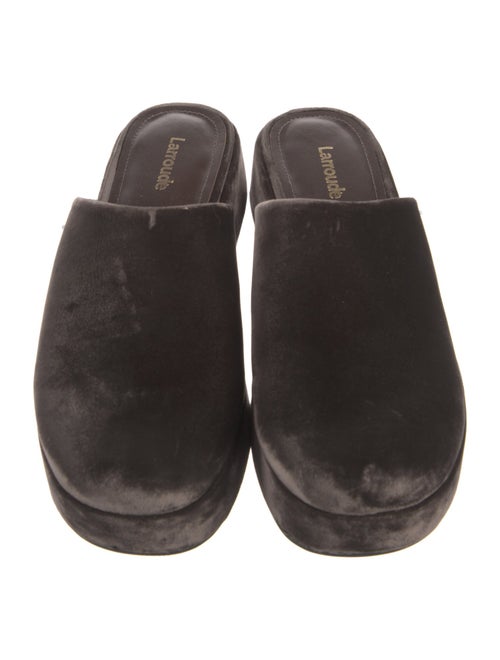 Larroude Velvet Mules