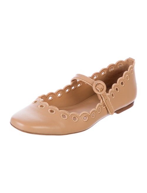 Larroude Leather Ballet Flats