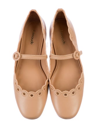 Larroude Leather Ballet Flats