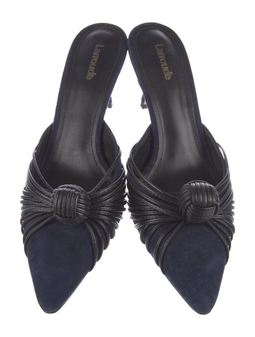 Larroude Suede Mules