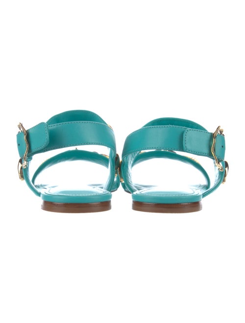 Larroude Leather Slides