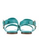 Larroude Leather Slides
