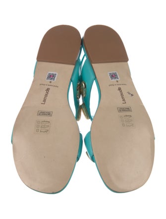 Larroude Leather Slides