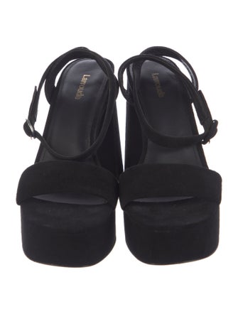Larroude Suede Sandals