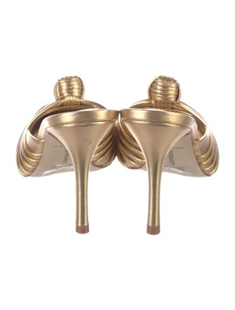 Larroude Leather Mules