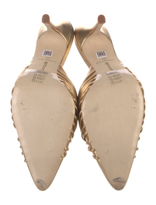 Larroude Leather Mules